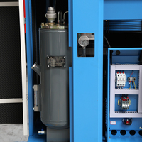 Petit compresseur d'air monophasé silencieux 220/230/240V 8 ~ 10 bar 4 kW 5.5 HP 360L/min PM VSD à vis rotative avec réservoir récepteur d'air