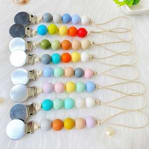 Cadena de silicona para chupete, clip anticaída para adolescentes, accesorios duraderos e impermeables para bricolaje, regalo de cumpleaños para niños - Product Image 1