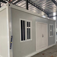 Maison préfabriquée à deux étages en conteneurs, bâtiment modulaire pour dortoirs et bureaux, logement de campement en acier démontable en kit