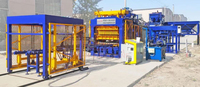 QT15-15 Kerb Stone Concrete Brick Block Making Machine Price with German Technology Concrete Interlocking Bricks Making Machine