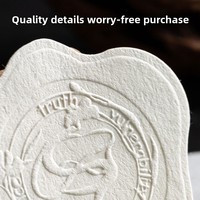Etiquetas Adhesivas Personalizadas con Patrón de Árbol Cóncavo-Convexo, Hechas a Mano, con Código QR y Logotipo, para Sellado de Cajas y Publicidad