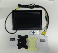Layar TFT LCD 10.1 Inci untuk Mundur dengan 2ch 1080p HDMI 12V BSD, Layar Pemantau Kendaraan untuk Mobil dan Bus