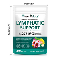 Acentiallabs – Capsules personnalisées avec logo pour la santé immunitaire et le drainage lymphatique, pour hommes et femmes