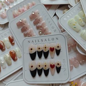 Uñas Postizas Hechas a Mano, Surtidas, <span class=keywords><strong>de</strong></span> Fábrica, con Descuento, Diseño Colorido, para Aplicación con Presión - Product Image 1