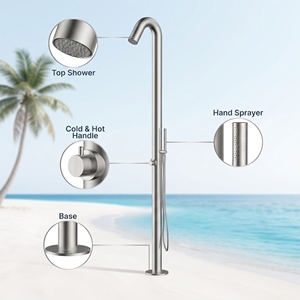 Ensemble de <span class=keywords><strong>douche</strong></span> à main de style contemporain en provenance du Guangdong pour une utilisation en jardin, à la plage ou à la <span class=keywords><strong>piscine</strong></span>, en intérieur ou en extérieur - Product Image 5
