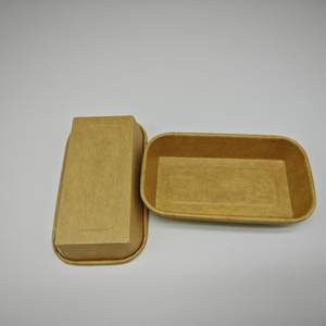 Caja de Sushi Rectangular de Nuevo Diseño con Tapa, Bandeja Creativa de Papel Kraft, Contenedor de Alimentos para Llevar de Restaurante - Product Image 3