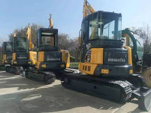 เครื่องยนต์แท้จากญี่ปุ่น 5.5 ตัน รถขุดขนาดเล็ก Komatsu Pc55mr-2 รุ่นตีนตะขาบ พร้อมมอเตอร์ปั๊ม - Product Image 2