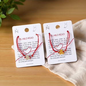 Cavigliera Angelina El Hilo Rojo con Orsetto in Acciaio Inossidabile, Gioiello di Moda per Donne, Regalo - Product Image 5