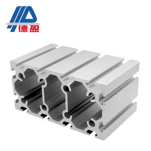 Profils en aluminium industriels standard européens 100200, profilés de châssis de machines lourdes, anodisés argent blanc, vente en gros - Product Image 4