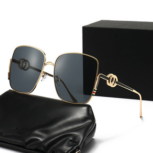 26 Nuevas Gafas de Sol de Metal con Marco Grande Marca <span class=keywords><strong>G</strong></span> UV400 Unisex Alternativa a las de Gran Marca Estilo Celebridad Ins Xiaohongshu - Product Image 2