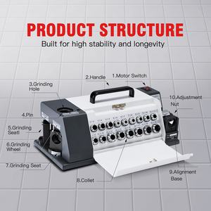 TXMC TX-S20 3-20mm petite Machine d'affûteuse de foret Portable précise Durable - Product Image 2