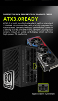 PSU modular completa para juegos 1250W PCIE 5,0 80 PLATINUM 12VHPWR Cable compatible 4080 4090 ATX 3,0 Compatible 1250W PSU