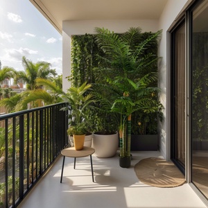 Grand palmier artificiel en PVC, <span class=keywords><strong>plante</strong></span> en pot pour la <span class=keywords><strong>d</strong></span>écoration de la maison et du bureau, ornement tropical durable de haute qualité - Product Image 5