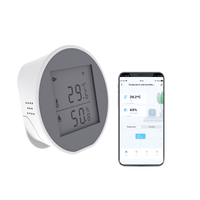 Hygromètre numérique intelligent Tuya Zigbee, thermomètre, mesure de la température et de l'humidité intérieure, compatible avec Alexa et Google Home