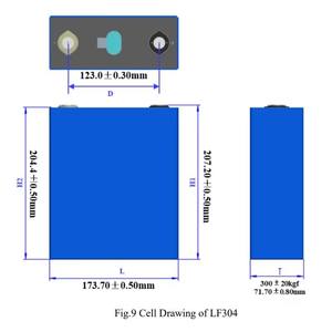 Stock UE, batterie lithium-ion Lifepo4 3.2V 50Ah 100Ah 280Ah 304Ah, cellules prismatiques, certifiées CE - Product Image 2