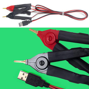 Sondes de test universelles pour multimètre numérique, pointe de test en forme d'aiguille, <span class=keywords><strong>pinces</strong></span> Kelvin, broches, câble à quatre fils pour testeurs de <span class=keywords><strong>batterie</strong></span> - Product Image 3