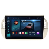 Android 13 Car Multimedia DVD Video Player Wireless Carplay GPS Navigation DSP WIFI pour Fiat500 Reversing Aid Radio Tuner
