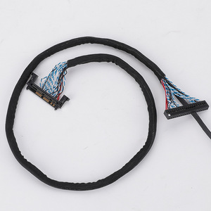 OEM tùy chỉnh 20/30/40 Pin Màn hình <span class=keywords><strong>LCD</strong></span> Cáp 50cm <span class=keywords><strong>LVDS</strong></span> cáp cho <span class=keywords><strong>LCD</strong></span> Panel <span class=keywords><strong>LCD</strong></span> hiển thị phụ kiện - Product Image 2