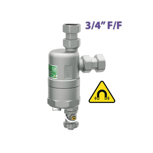 Separatore Magnetico Ultra-Compatto COMPACTFAR per Sistemi di Riscaldamento 3/4\" F/F, Separazione Efficiente del Fango - Product Image 3