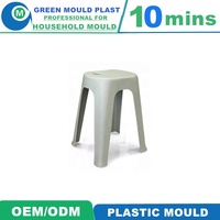 Chaise tabouret moulage par injection/moule chaise de table domestique plastique PP personnalisé plastique économique bon marché/outillage