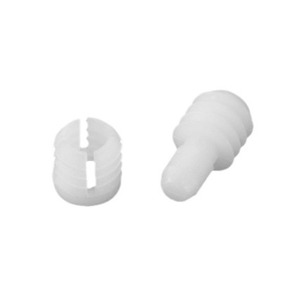 Conector de nylon Ying Sheng 301, cierre oculto de plástico blanco para molduras decorativas de carpintería - Product Image 3