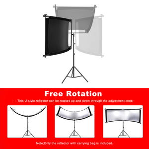 <span class=keywords><strong>Réflecteur</strong></span> de lumière portable <span class=keywords><strong>pliable</strong></span> 50x110cm, diffuseur de lumière pour studio <span class=keywords><strong>photo</strong></span> - Product Image 4