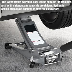 Vérin hydraulique de plancher de structure de cadre en acier allié de série LJ-C de collègues 2000kg 3Ton profil <span class=keywords><strong>bas</strong></span> supplémentaire ISO CE certifié - Product Image 2