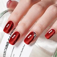 AILLSA Vernis à ongles gel effet œil de chat, à base d'eau, style français, thermique, changeant de couleur, non toxique, végétalien, écologique, 15ml