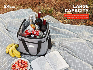 Sac isotherme pliable et isolante pour repas, contenant isolé, garde au chaud et froid, pour le <span class=keywords><strong>Camping</strong></span>, le pique-nique, le barbecue, la randonnée, nouvelle collection 2020 - Product Image 5