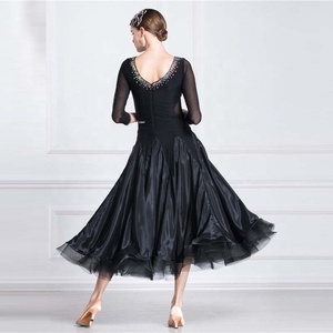 Robe de compétition de danse de salon M-1874, nouvelle arrivée, robe de danse moderne, valse, <span class=keywords><strong>tango</strong></span>, <span class=keywords><strong>flamenco</strong></span>, robe de danse de salon pour la pratique, en vente - Product Image 6