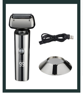 Mengli เครื่องโกนหนวดไฟฟ้าสำหรับผู้ชาย, เครื่องโกนหนวดไฟฟ้า3910ใบมีดสามใบ4D จอแสดงผลดิจิตอลสวิตช์แบบลอยตัวมีช่องเสียบ USB สามารถทำความสะอาดได้ทั่วร่างกาย - Product Image 6