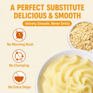 Poudre de purée d'avoine et de pomme de terre personnalisée, repas nutritionnel instantané, substitut de repas, petit-déjeuner faible en gras, Songming 600g, durée de conservation de 12 mois - Product Image 2