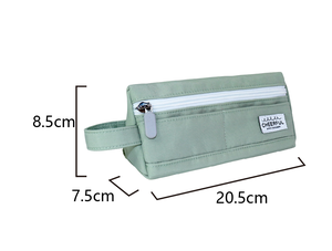 Custom Cartoon Printed Logo Pencil Case – <b>Large</b> Capacity Zipper Canvas Pencil <b>Box</b> for Girls & Boys, School Stationery Organizer - Product Image 5