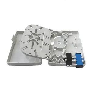 <span class=keywords><strong>2</strong></span>芯FTTH光纤终端盒<span class=keywords><strong>2</strong></span>端口光纤分线盒FTTX光纤盒分光器盒尺寸106*84*25mm - Product Image 4