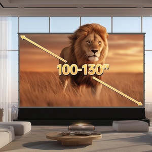 Mueble para <span class=keywords><strong>TV</strong></span> Láser Personalizado CBSP con Rejilla Negra, Pantalla Integrada, <span class=keywords><strong>Proyector</strong></span> Sam Sung P-LSP7T Ultra Corta Distancia 4K Compatible con Netflix - Product Image 1
