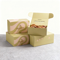 Boîte en carton blanc de qualité alimentaire pour gâteaux, biscuits, pâtisseries, beignets, macarons, emballages personnalisés