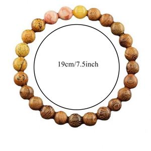 Wholesale Custom 8mm Elastic Earth <b>Bracelet</b> <b>Beads</b> Jewelry Stone <b>Beads</b> Women Men String Eight Planets Natural Stone <b>Bracelet</b> - Product Image 4
