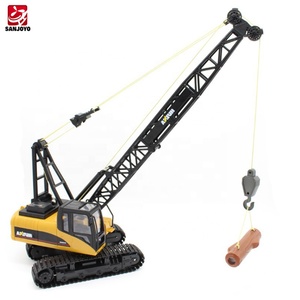 Huina 1572, Camión de Construcción de Control Remoto a Escala 1/14, 15 Canales, 2.4GHz, Grúa Torre Lista para Usar en Interiores y Exteriores, Cable USB - Product Image 3