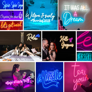 Custom Neon Sign Acrylic <b>LED</b> Bedroom Decorative Lights 5m Love Shape Wall Art Free Design with Acrylic <b>LED</b> Neon Wall Decorations - Product Image 2