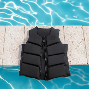 <span class=keywords><strong>Gilet</strong></span> <span class=keywords><strong>de</strong></span> flottabilité gonflable en néoprène et mousse EPE pour adulte, sports nautiques, natation, surf, motif poisson-clown coloré, durable - Product Image 6