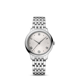 Reloj mecánico de lujo con espejo de cristal de zafiro en forma de arco, correa de acero inoxidable de 34mm, estilo de negocios resistente al agua - Product Image 1