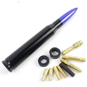 Custom Universal Decorative Car Antenna Replacement Antenna 136.5mm With Bullet Style
