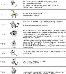Carburateur pour tronçonneuses et débroussailleuses EMAK <span class=keywords><strong>OLEO</strong></span> <span class=keywords><strong>MAC</strong></span> SPARTA 25 726 EFCO STARK 24 26 Strimmes 8200 8220 8260 - Product Image 5