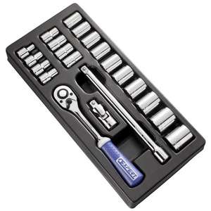 EXPERT - E194677 Douilles 1/2 ''et module d'accessoires 21 pièces-EAN 3258951946770 JEUX DE CLIQUET ET PRISES 1/2" - Product Image 1