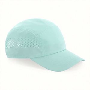 Casquette de camping sportive 5 panneaux style urbain avec perforations découpées au laser, respirante, haute performance, anti-humidité, séchage rapide, personnalisable - Product Image 6