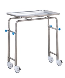 <span class=keywords><strong>NBRIDGE</strong></span> Hospital Móvil Altura ajustable Escritorio de pie Hospital Médico Computadora móvil Estación DE TRABAJO Carro - Product Image 3