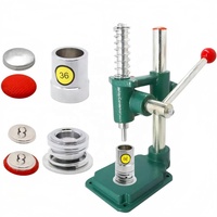 Machine manuelle pour la fabrication de boutons recouverts de tissu, presse à boutons manuelle pour la confection de boutons recouverts de tissu pour vêtements DIY