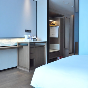 Set Camera da Letto per <span class=keywords><strong>Hotel</strong></span> di Lusso Moderno con Letto Singolo, <span class=keywords><strong>Design</strong></span> Elegante e Materiali Ecologici per Catena Alberghiera Hilton - Product Image 3