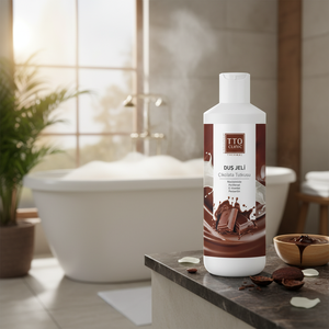 Gel Douche au Chocolat TTO Clinic 500ml Infusé à la Vitamine E et au Niacinamide Hydratant en Profondeur Nourrissant Anti-Âge Rafraîchissant - Product Image 3