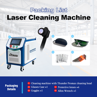Machine de nettoyage au laser pulsé JPT MOPA portable de haute qualité, 300W/500W, pour l'élimination de la peinture sur voiture, bois, pierre, métal